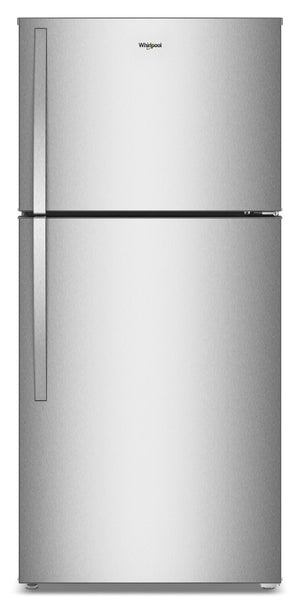 Réfrigérateur Whirlpool de 19 pi³ et de 29,5 po à congélateur supérieur avec refroidissement à couverture totale - noir - WRTX7419SB