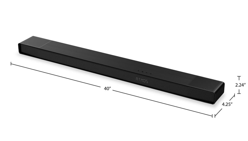 Barre de son de 440 W à 3.1.2 canaux HISENSE AX et caisson d’extrêmes graves sans fil (AX3120Q)