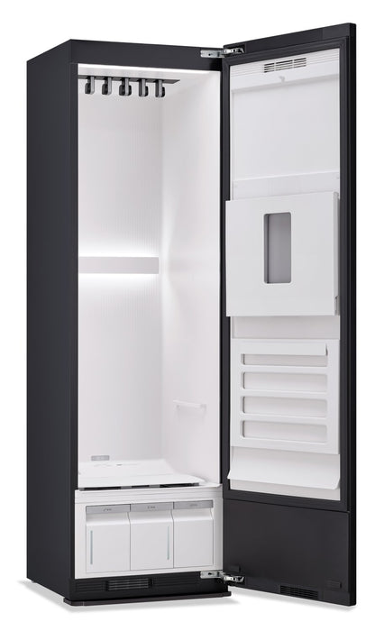 Système d’entretien de vêtements à la vapeur StylerMD de LG avec technologie TrueSteamMD et cintre mobile Dynamique MovingHangerMC - SC5GMR80H 