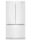 Réfrigérateur Whirlpool de 36 po et de 25,2 pi³ à portes françaises - blanc - WRFF3036RW