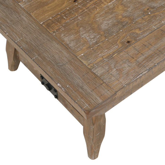Table à café rustique Cedar de 48 po - pin naturel