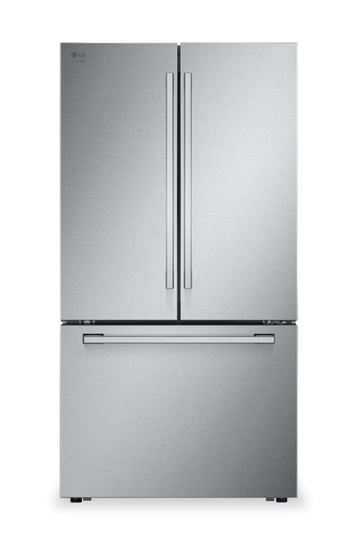 LG Studio 36" 27 Cu. Ft. Smart Counter-Depth MAX™ French-Door Refrigerator - Stainless Steel - SRFB27S3 | Réfrigérateur intelligent LG Studio de 27 pi3 et de 36 po de profondeur comptoir MAXMCà portes françaises - acier inoxydable - SRFB27S3 | SRFB27S3