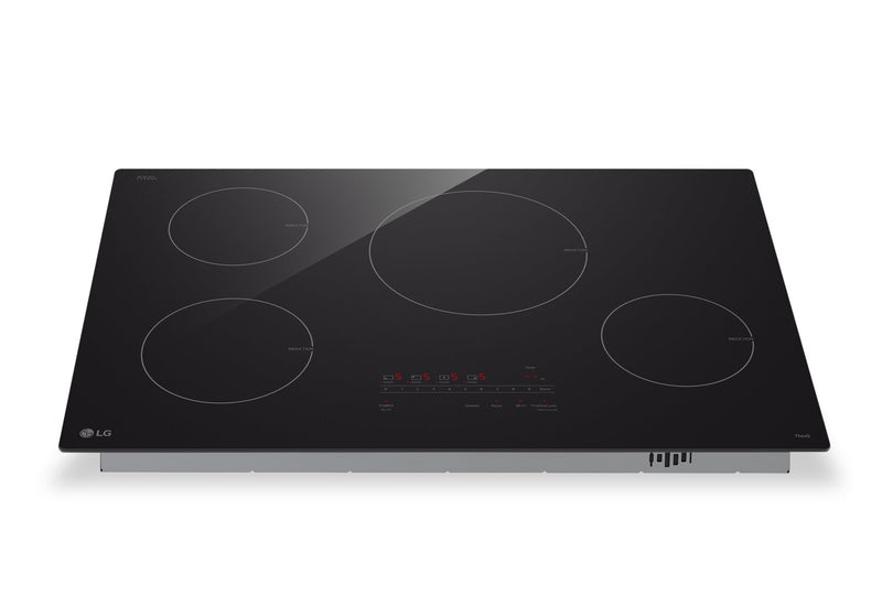 Surface de cuisson à induction LG de 30 po à 4 éléments - vitrocéramique noire - CBIH3013BE