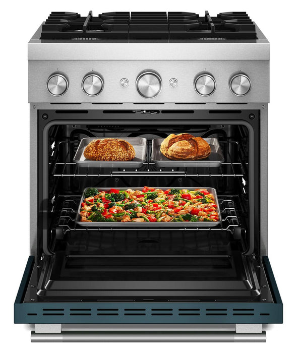Cuisinière hybride KitchenAid de 4,1 pi3 avec mode de friture à air sans préchauffage - agave - KFDS930SAG