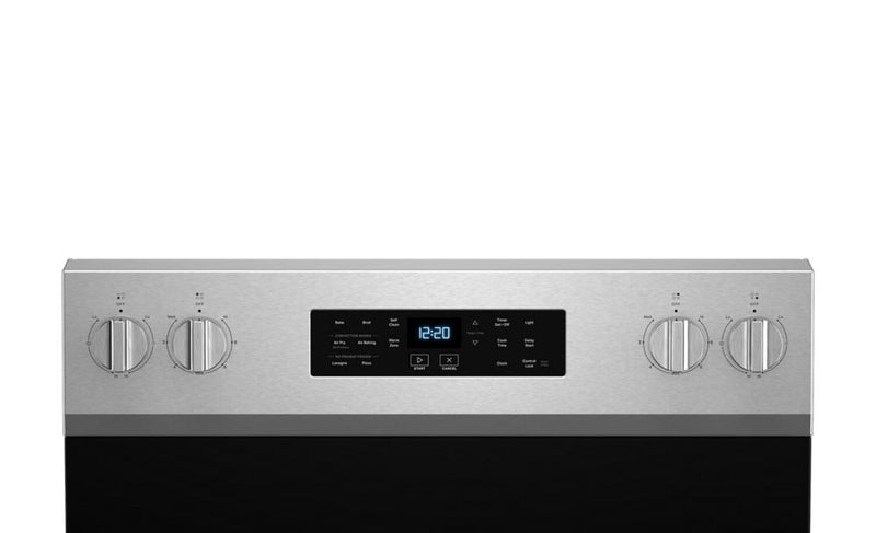 Cuisinière électrique Whirlpool de 5,3 pi3 avec friture à air sans préchauffage - acier inoxydable - YWFES5030RZ