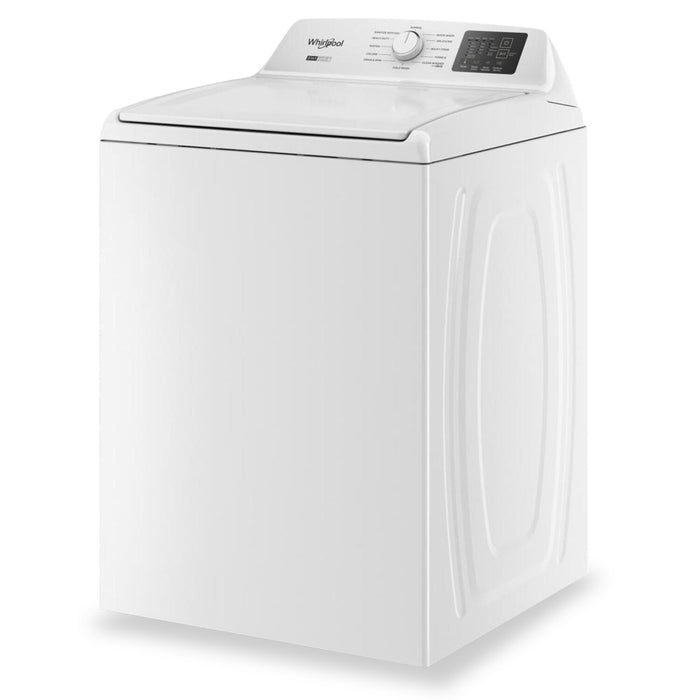 Laveuse à chargement par le haut 4,8 pi3 et sécheuse électrique 7 pi3 avec détection automatique de Whirlpool - blanches
