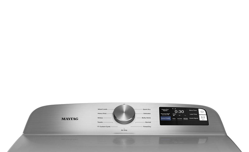 Sécheuse à gaz Maytag à chargement par le haut de 7,4 pi3 avec détection d’humidité avancée - grise - MGD6205RR