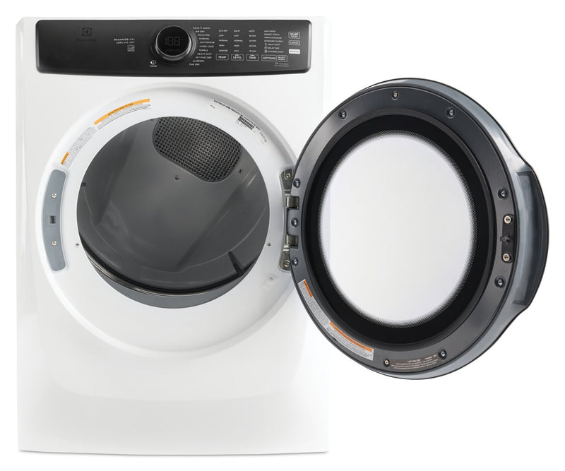 Sécheuse à gaz Perfect SteamMC Electrolux de 8 pi3 avec système de séchage LuxCareMD Dry et rafraîchissement instantané - ELFG7738AW 