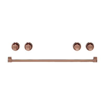 Thor Kitchen Handle and Knob Set for 36” Range in Rose Gold - CKA-RE36-RSG | Ensemble de poignées et de boutons Thor Kitchen or rose pour cuisinière de 36 po -  | RE36KRSG