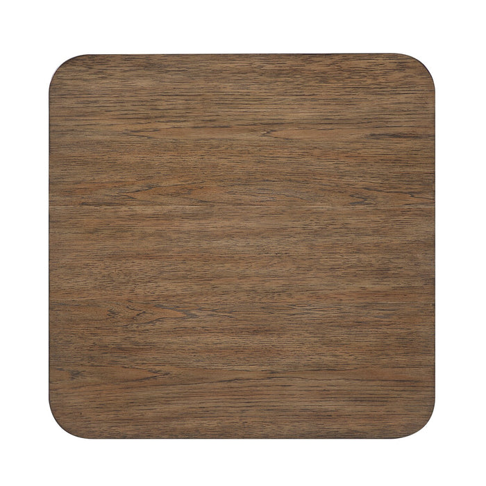 Table de bout Maxwell de 24 po - noyer brun clair