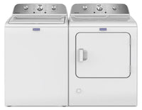  Laveuse à chargement par le haut de 4,8 pi3 et sécheuse électrique de 7,0 pi3 de Maytag - blanches - MATL4205