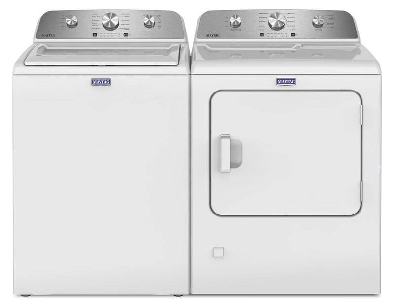 Laveuse à chargement par le haut de 4,8 pi3 et sécheuse électrique de 7,0 pi3 de Maytag - blanches - MATL4205
