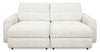 Causeuse modulaire Elevate de Scott Living de 82 po en tissu en chenille avec coulissement électrique - beige