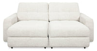  Causeuse modulaire Elevate de Scott Living de 82 po en tissu en chenille avec coulissement électrique - beige