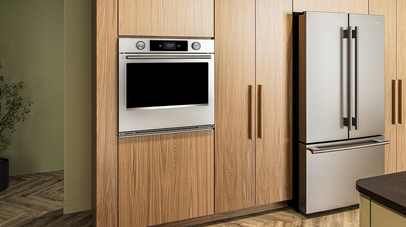 Four mural simple intelligent électrique KitchenAid de 27 po avec modes de cuisson assistée - fini PrintShieldMC - KOES727SPS