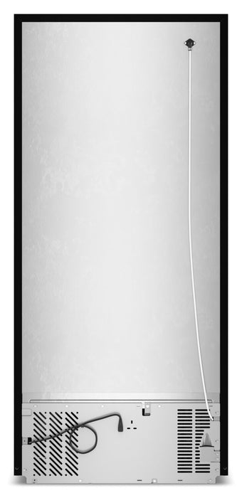 Réfrigérateur Whirlpool de 19 pi³ et de 29,5 po à congélateur supérieur avec refroidissement à couverture totale - noir - WRTX7419SB