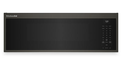 KitchenAid 1.1 Cu. Ft. Smart Low-Profile Over-the-Range Microwave - Black Ore - YKMML550RBE | Four à micro-ondes à hotte intégrée intelligent à profil bas KitchenAid de 1,1 pi3 - minerai noir -  YKMML550RBE
