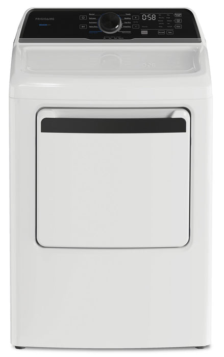Laveuse à chargement par le haut de 5,1 pi³ et sécheuse électrique de 7 pi³ de Frigidaire - blanches