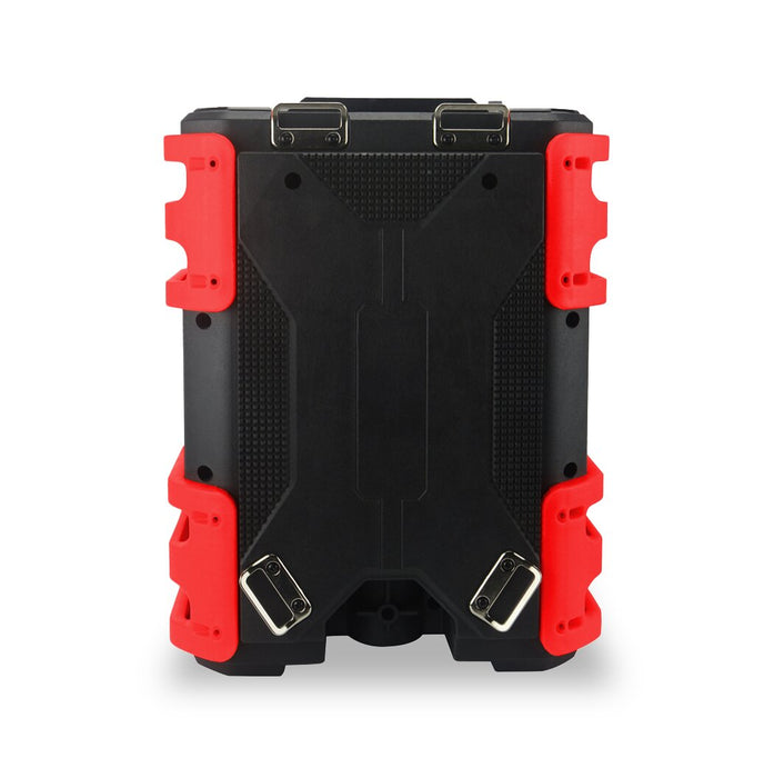 Haut-parleur de fête de style sac à dos illuminé PROSCAN de 38 W avec Bluetooth (PSP1408-RED)
