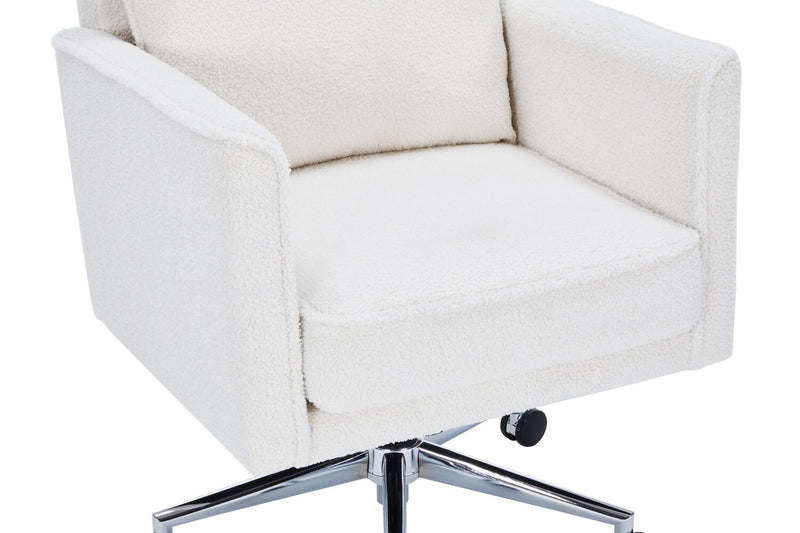Chaise de bureau réglable Dove de Sealy de 26 po - ivoire 