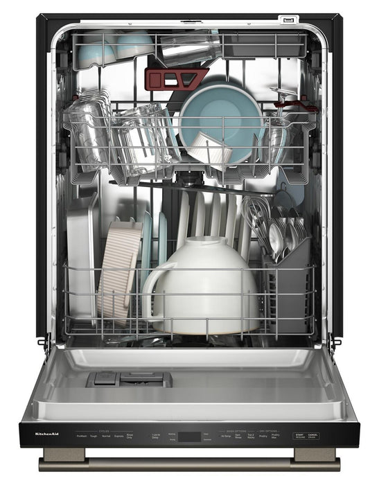 Lave-vaisselle KitchenAid de 24 po et de 41 dBA avec 3e panier à jets - minerai noir - KDTS324SBE