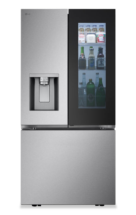 Réfrigérateur intelligent LG de 24,5 pi3 et de 33 po à portes françaises avec InstaViewMD - LF25S6560S