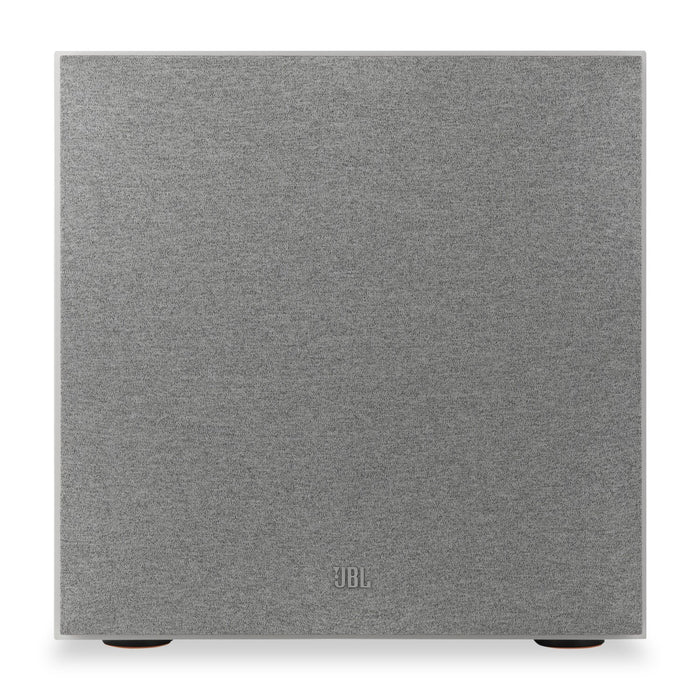 Caisson d’extrêmes graves amplifié de 500 W JBL Stage 220P de 12 po – blanc (JBL220PWHTAM)