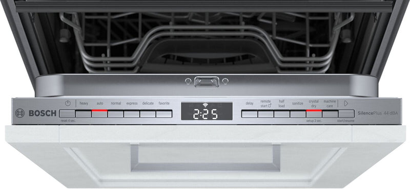 Lave-vaisselle intelligent Bosch de série 800 de 18 po avec panneau personnalisable, PrecisionWash et 3e panier - SPV68C73UC