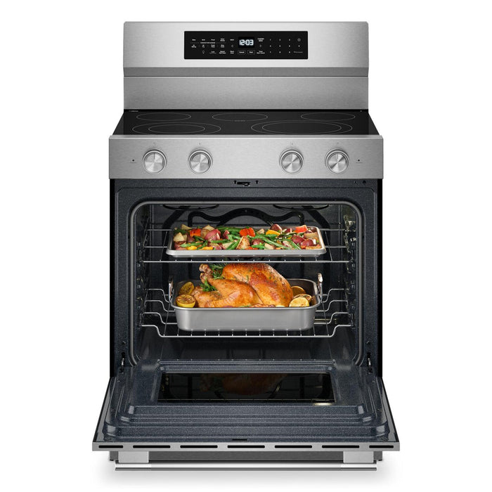 Cuisinière électrique KitchenAid de 5,3 pi³ et de 30 po - acier inoxydable résistant aux traces de doigts - YKFES530SPS