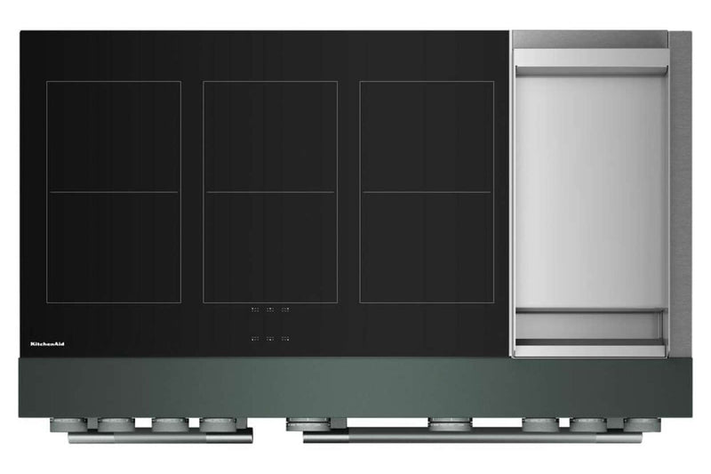 Cuisinière à induction amovible KitchenAid de 6,3 pi³ avec plaque chauffante - genièvre - KFID948SJP