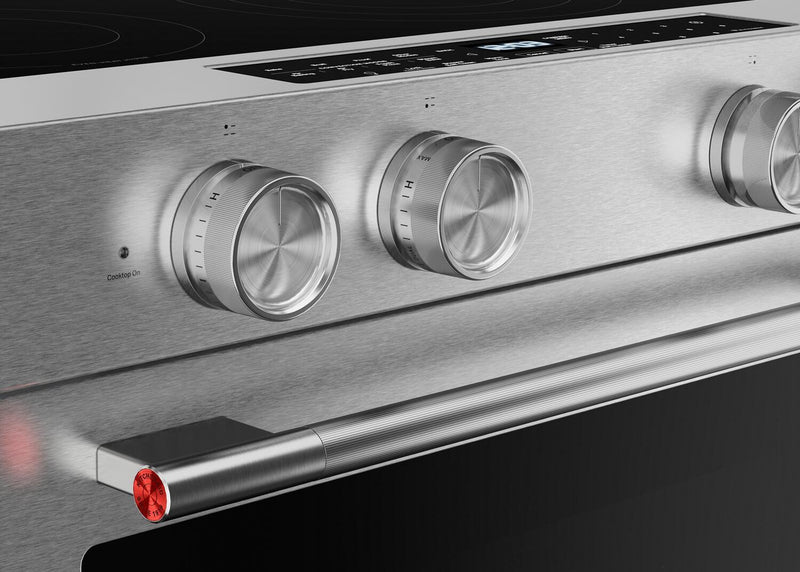Cuisinière électrique KitchenAid de 5,3 pi³ et de 30 po - acier inoxydable résistant aux traces de doigts - YKSES530SPS