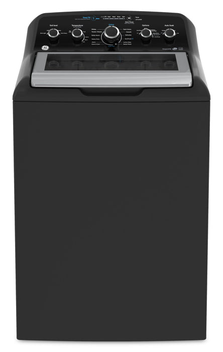 Laveuse à chargement par le haut de 4,9 pi3 et sécheuse électrique de 7,2 pi3 de GE - Gris diamant