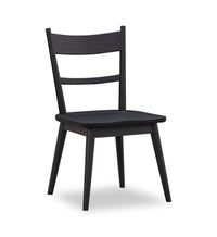 Chaise de salle à manger Sol de Kort & Co. avec dossier en échelle courbé - noire