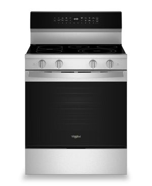 Cuisinière électrique Whirlpool de 5,3 pi³ avec friture à air et autonettoyage - acier inoxydable - YWFES7530RZ