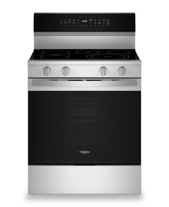 Cuisinière électrique Whirlpool de 5,3 pi³ avec friture à air et autonettoyage - acier inoxydable - YWFES7530RZ