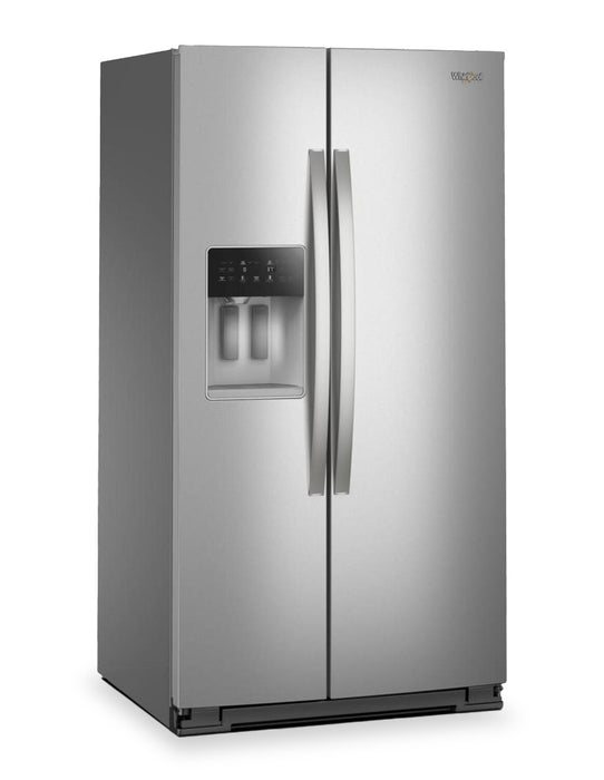 Réfrigérateur Whirlpool de 28,7 pi³ et de 36 po à compartiments juxtaposés - acier inoxydable résistant aux traces de doigts - WRSF5536RZ