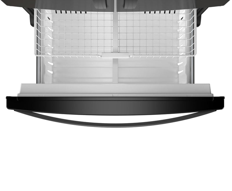 Réfrigérateur Whirlpool de 36 po et de 25 pi³ à portes françaises avec distributeur d’eau et de glaçons - WRFF3436RB