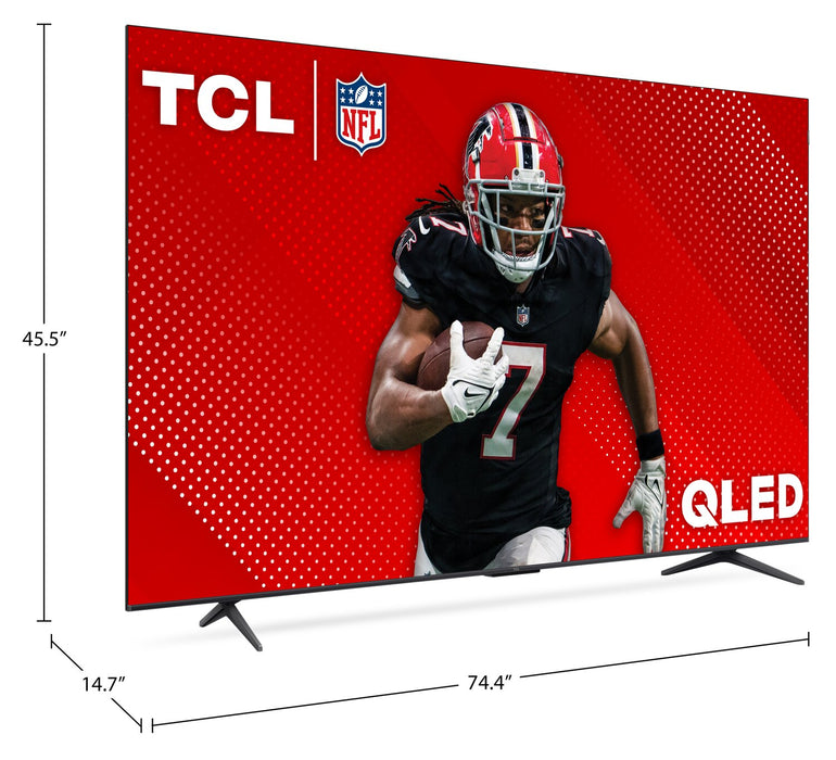 Téléviseur intelligent QLED Pro de TCL UHD 4K de 85 po à 120 Hz avec HDR Pro+ et Google TVMC (85Q651G-CA)