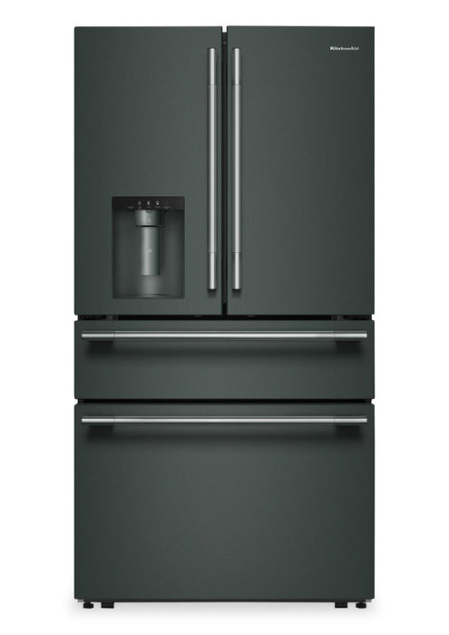 Réfrigérateur KitchenAid de 29 pi3 à portes françaises - genièvre - KRMF436SJP