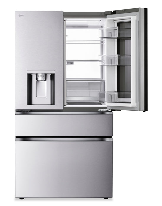 Réfrigérateur à 4 portes LG de 29 pi3 et de 36 po de profondeur standard MAXMC à portes françaises avec InstaViewMD - LF29S9775S