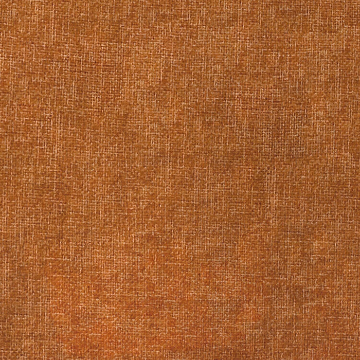 Chaise de salle à manger Rain avec siège et dossier rembourrés en tissu - orange