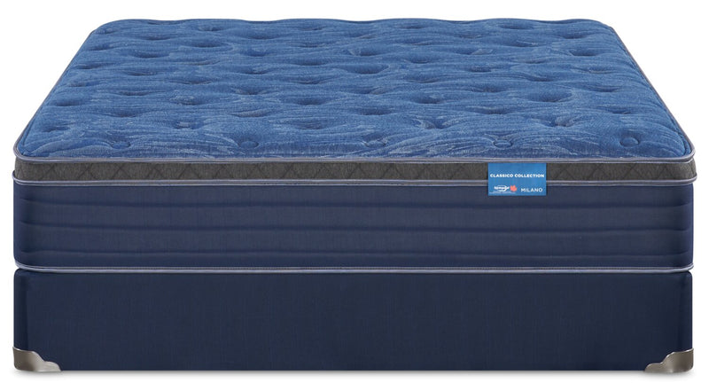 Ensemble matelas moyen à Euro-plateau Milano de Springwall pour lit simple 