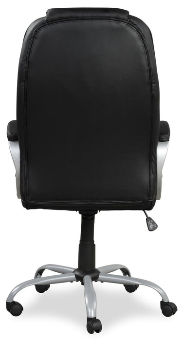 Chaise de bureau réglable Fionn de Sealy de 30,5 po - noire
