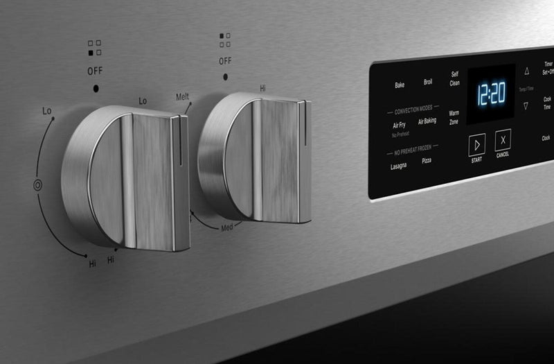 Cuisinière électrique Whirlpool de 5,3 pi3 avec friture à air sans préchauffage - acier inoxydable - YWFES5030RZ