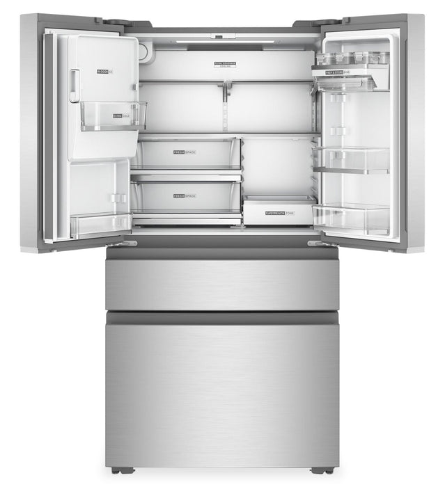 Réfrigérateur Whirlpool de 22 pi3 et de 36 po de profondeur comptoir véritable à portes françaises - acier inoxydable  - WRMC7036RZ