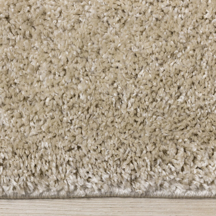 Carpette à poil long Pascal beige - 5 pi 3 po x 7 pi 7 po