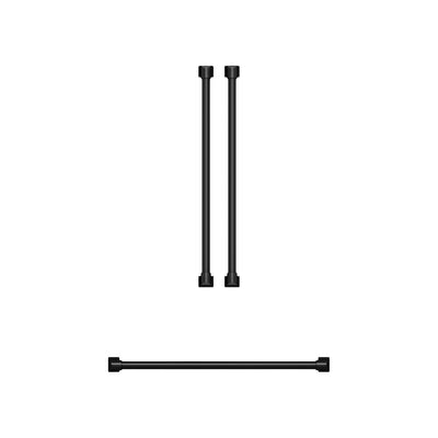 Thor Kitchen Handle and Knob Set for 36” Refrigerator in Black - CKA-RF3621-BLK | Ensemble de poignées et de boutons Thor Kitchen noir pour réfrigérateur de 36 po - CKA-RF3621-BLK | RF36KBLK