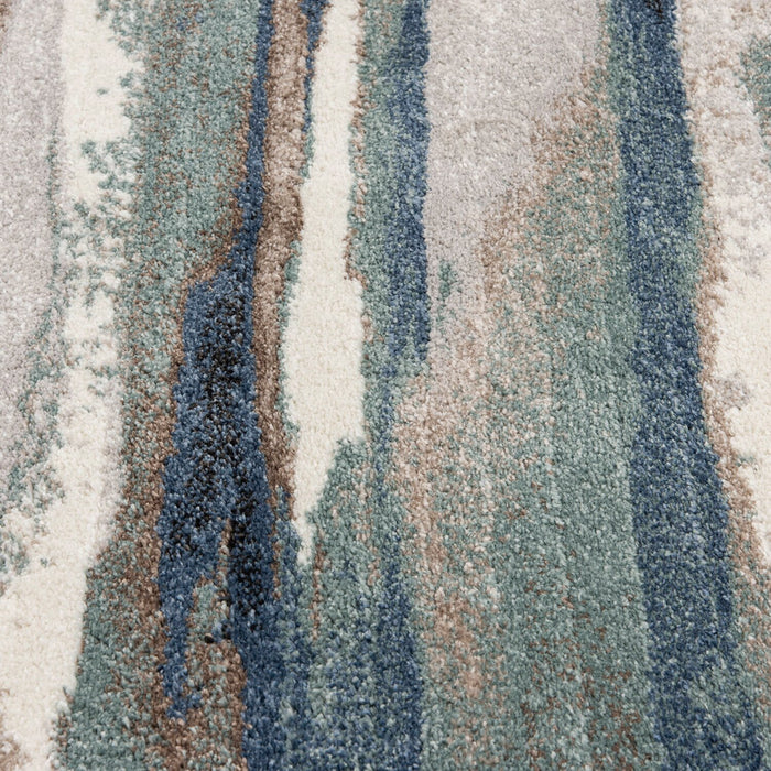 Carpette Lorin tissée à la machine de 5 pi x 7 pi - multicolore 