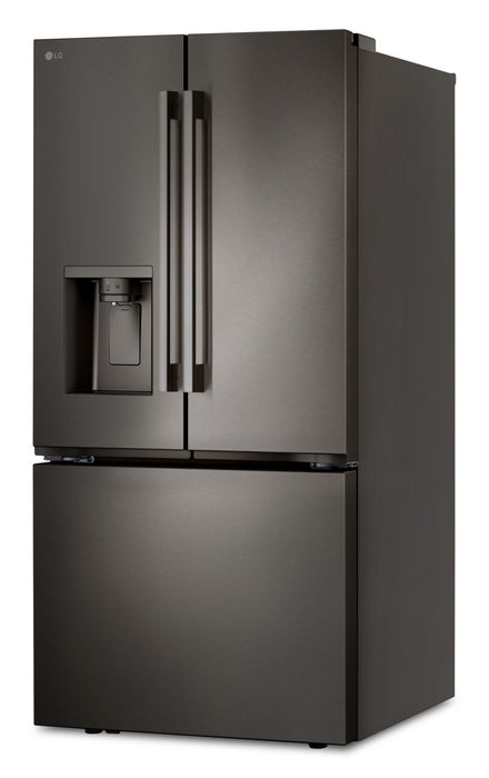 Réfrigérateur LG de 25 pi3 et de 33 po à 3 portes françaises - acier inoxydable PrintProofMC - LF25H6330D