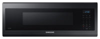  Four à micro-ondes à hotte intégrée Samsung de 1,1 pi³ avec 400 pi³/min - acier inoxydable noir mat - ME11F7510MT/AC